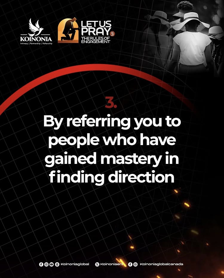 The third way God answers Prayers