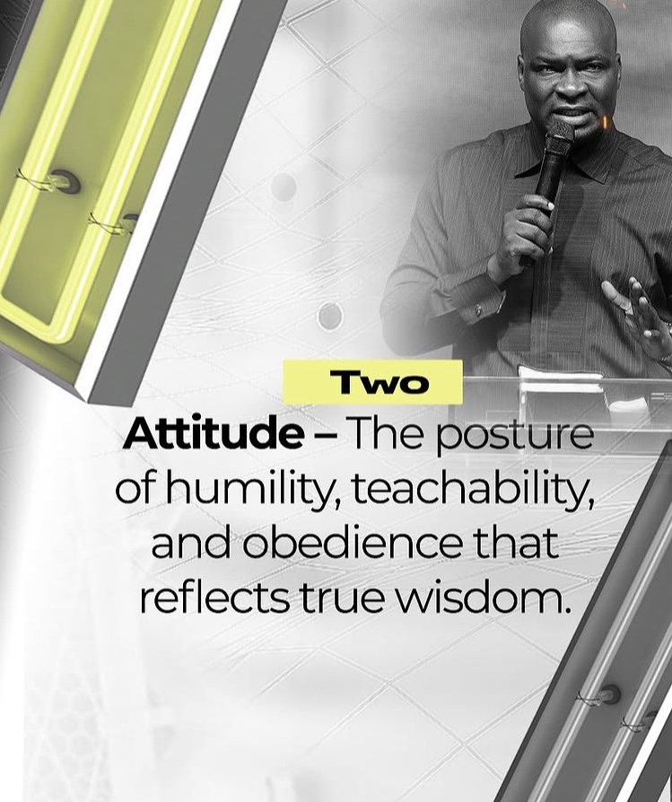 The 2nd Biblical parameter for categorising the 
              wise and the foolish