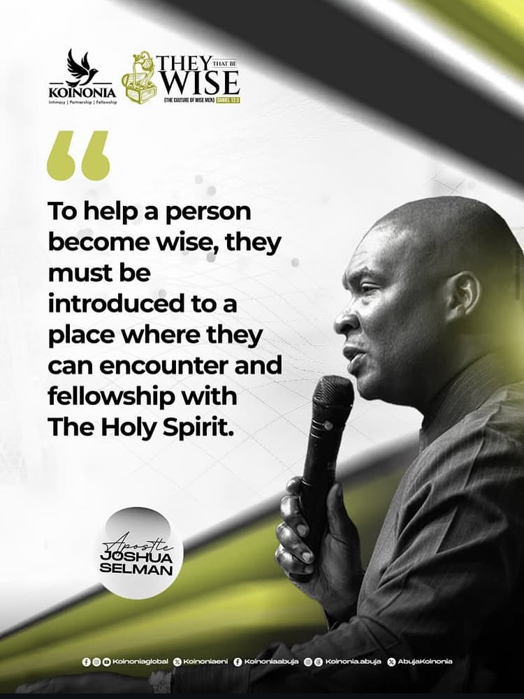 To help a person become wise....