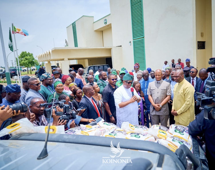 Apostle Joshua offers love and support to the victims