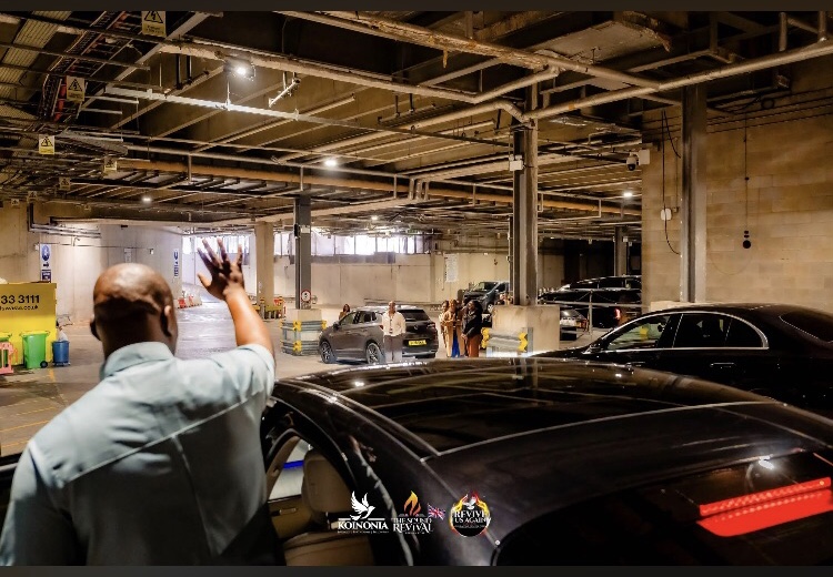 Apostle Joshua waves goodbye