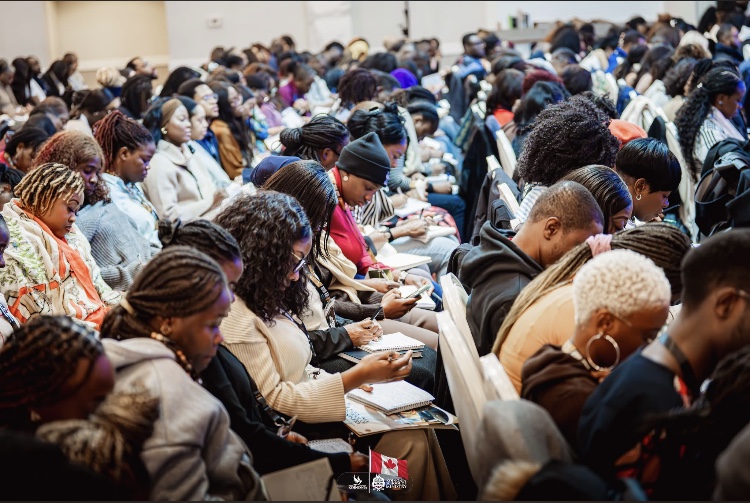 Students taking notes